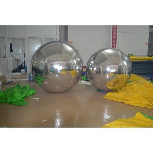 Sliver Inflatable Marketing Products / Inflatable Mirror Ball