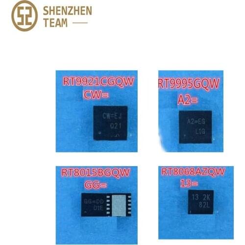 SZteam 5pcs/lot RT8205MGQW EN= RT8205LGQW EM= RT8205EGQW DT= RT8015BGQW GG= RT8068AZQW 13= RT9921CGQW CW= RT9995GQW A2
