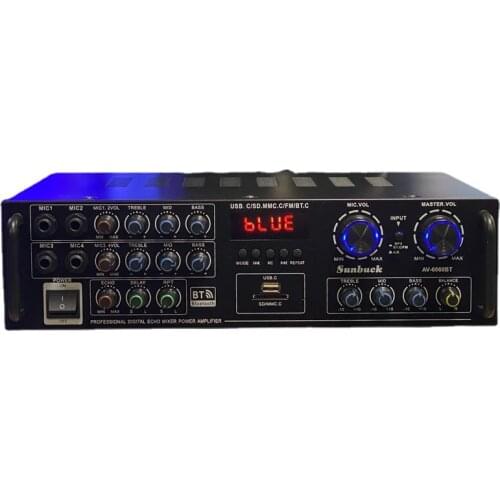 TAV-6060 Five-Channel Bluetooth Power Amplifier High Power 1000W Model Kd718 Big Tube