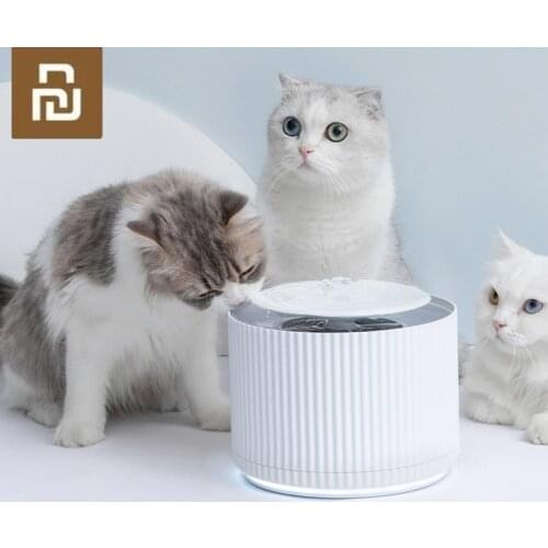 Smart Cat Pet Water Dispenser Water Purifier 1.88L 5 Layer Filter 360 Degree Open Drinking Tray Animal Drinking Fountain