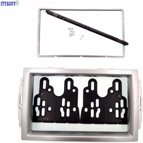 Hight qualithy Double Din DVD CD Radio Fascia for CHRYSLER 300C 2005-2007 Radio frame installation facia trim dash kit