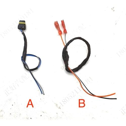 1pc for Ford Mondeo Edge Reversing rearview Mirror Illuminated Floor Lamp Plug Turn Signal cable Reflector Connector Wing