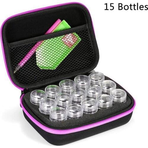 15/30/60 bottles of 5d diy diamond mosaic painting square accessories tool carrying case box container hobbies and handicrafts