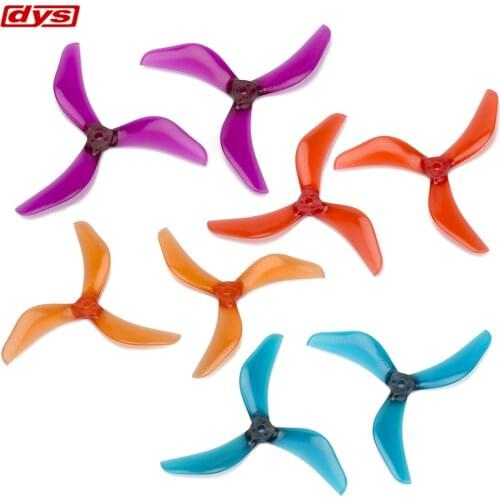 20pcs/lot DYS XT50433 5x4.3 CW CCW 3-blade Propeller RC Blade FPV Racing Frame For RC Multicopter (10 pair)