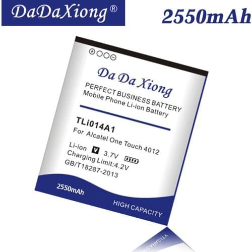2550mAh TLi014A1 Battery For Alcatel ONE TOUCH 4012/X OT-4012A FIRE OT-5020 M POP 918 OT-918/N/S OT-990M OT-985 Phone Battery