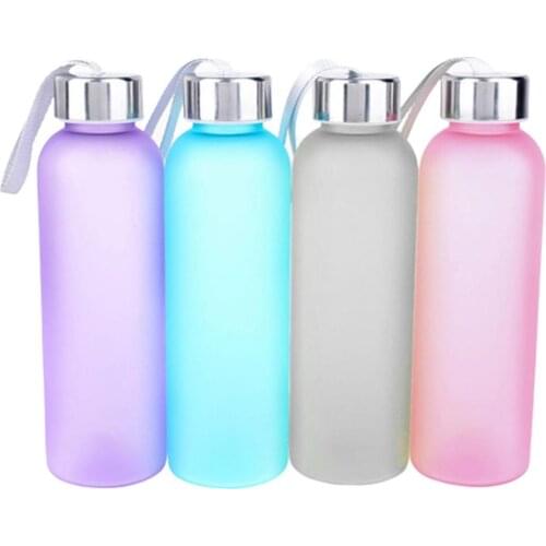 600ml Outdoor Sport Travel Camping Bottle Portable Transparent Bottle Fruit Juice Kettle Cycling Travel Drink Water Bottle Cup