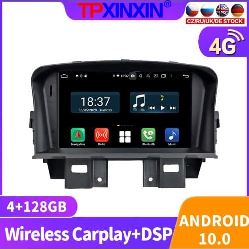 128GB Android 10 For Chevrolet Cruze 2008 - 2011 Car Radio Multimedia Video Player Navigation Stereo GPS Accessories Auto 2din