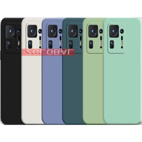 For Mi MIX 4 Case Liquid Silicone Phone Cover For Xiaomi MIX 4 Slim Back Cover