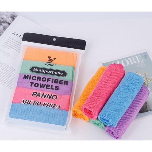 Microfiber Cleaning Cloth Oil And Dust Resistant Wipes Multifunctional Scouring Pad Household Cleaning Tools Kitchen Towel