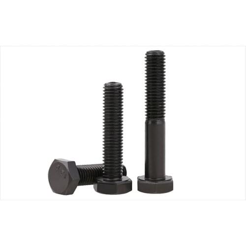 DIN933 12.9 carbon steel screws High strength bolts M14 M16 screws External hex screws 12.9 bolt