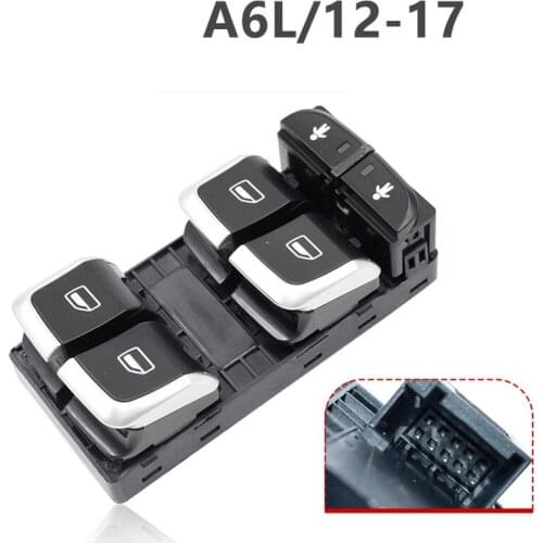 For 2012-2017 Audi A6L C7 Front left door lifter switch Window regulator switch Window switch 4GD 959 851 B