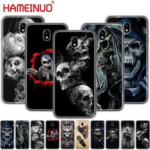 HAMEINUO Horror Skull cover phone case for Samsung Galaxy J3 J5 J7 2017 J527 J727 J327 J330 J530 J730 PRO