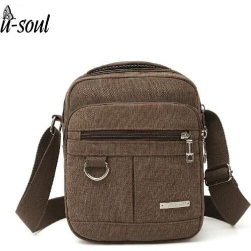 Mens Canvas Shoulder Bag Business Canvas Crossbody Bags for Man Messenger Bags Vintage Casual Brand Men purse A10485