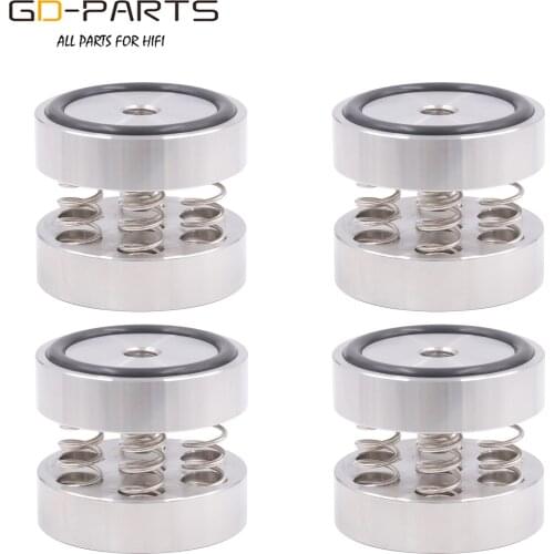 304 Stainless Steel Speaker AMP Isolation Stand Feet Foot Pad Cone Damper Spring Shock absorption Floor Base Hifi Audio DIY