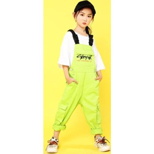 Girls Two Piece Set Children Crop Tops And Harem Pants Kids Hip Hop Dance Clothes For Girls Jazz Dance Costume 6 8 10 12 14 Year