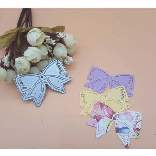 Lovely bow tie cutting mold scrapbook mold metal embossed stamp and card making DIY mold