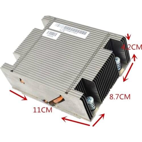 2U 2011 pin CPU Cooler Server Rectangular server radiator CPU Processor Heat sink passive 2011 pin platform server aluminum