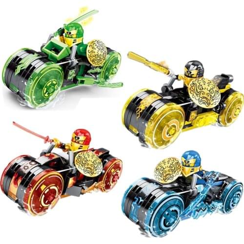 New 2021 TV Season 15 Kai Technology Motorcycle Building Blocks Kit Bricks Classic Sets Model Kids Toys Childrens Gift