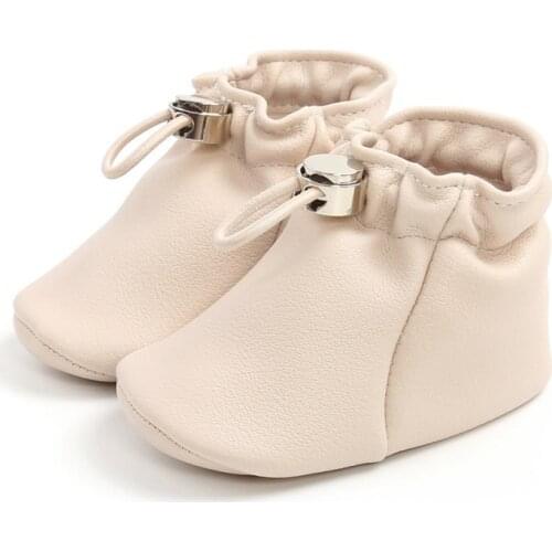 Newborn Baby Boys Girls First Walkers New Fall Faux PU Baby Shoes Infant Toddler Boys Girls Boots Soft Soled Kids Booties Hot