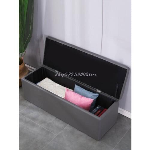 Clothing store sofa stool shoe changing stool storage storage stool rectangular fitting room long stools can sit at the door of