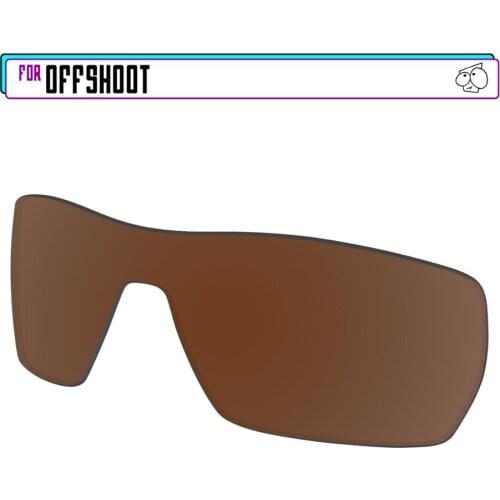 EZReplace Polarized Replacement Lenses for - Oakley Offshoot Sunglasses - Brown