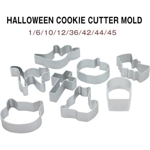 Ghost Pumpkin Cross Cookie Cutter Mold Biscuit Baking Tool 8pcs/set For DIY Party Festival Food Bakeware Mould