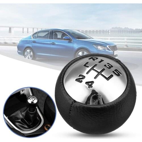 5 Speed Gear Shift Knob Head Shifter Lever Handball For Peugeot 307 308 3008 407 5008 807 For Citroen C3 C4 C4 Picasso C8