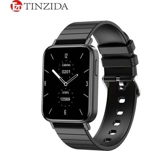Tinzida Smart Watch 1.65 Inch Full Touch Custom Dial Body Temperature Blood Pressure Heart Rate Smartwatch For Men Women