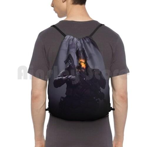 Modern Warfare Going Dark Backpack Drawstring Bag Riding Climbing Gym Bag Modern Warfare Captain Captain Price Tactical Spec