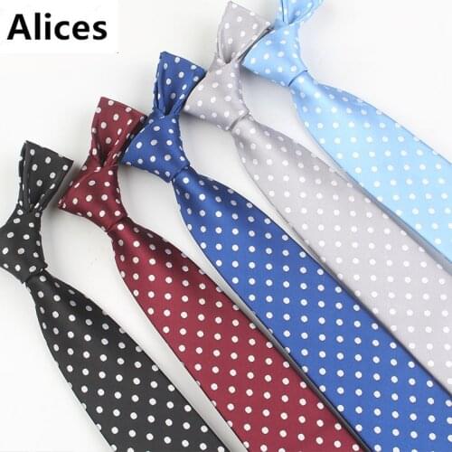 Solid Colour Circle Silk Mens Colourful Tie Round Ties Necktie Narrow Dot Slim Skinny Cravate Narrow Neckties Accessories