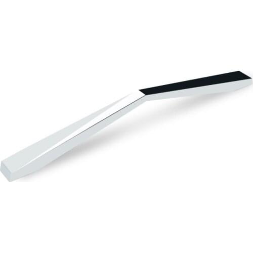 1 PC)VIBORG 192mm Zinc Alloy Kitchen Modern Cabinet Wardrobe Cupboard Door Handles Dresser Vanity Drawer Pulls Handle chrome