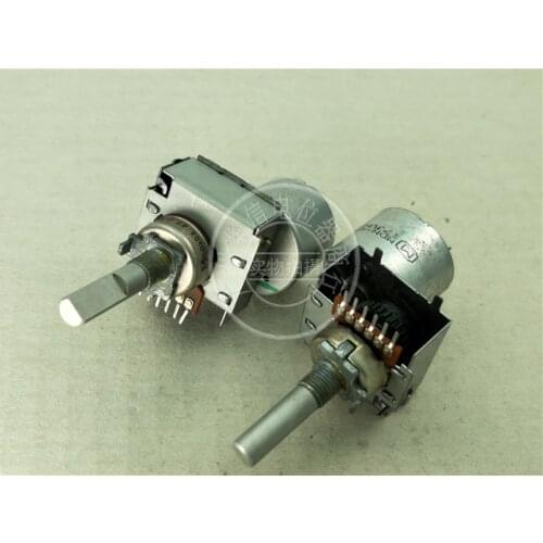 [VK] Japan Matsushita Model 161 double remote control motor potentiometer A50K handle length 25MMF 6 feet switch