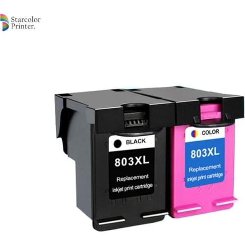 1set 803XL Compatible ink cartridges For HP803 XL For HP Deskjet 1112 2132 1111 2131 3632 3830 4652 printer