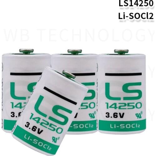 50pcs/lot New original Saft LS14250 1/2AA 3.6V PLC industrial automation equipment CNC machine lithium battery Free shipping