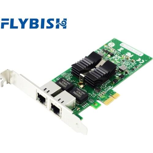 NA82576-T2 PCI-E X1 Gigabit server RJ45 for intel 82576 EB Port Ethernet 1000M server network card the same E1G42ET