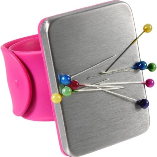 Pins SewingMagnetic Sewing Tools Safety Pin Cushion Pin Storage Costuras Accesorios Wrist Band Arm Pin Holder Sewing Pins