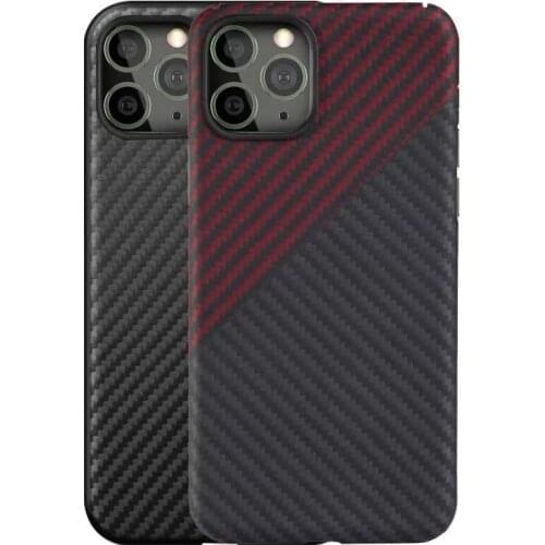 Real Carbon Fiber Phone Case for iphone 12 12 Pro Case Ultra-thin Cover for iphone 11 12 Pro Max 12 Mini 11 Pro 11 Armor Coques
