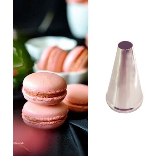 #CP6 Macaron Cake Cupcake Decorating Tip Tools Stainless Steel Pastry Nozzles Baking