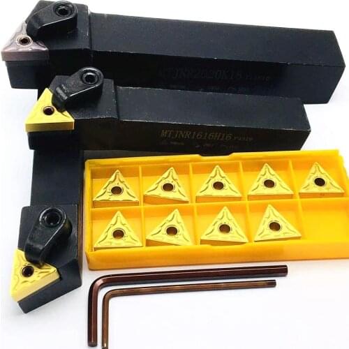 MTJNR1616H16 MTJNR2020K16 External turning tool holder 93 degrees for 10PCS TNMG160408 TNMG160404 carbide lathe parts tool MTJNR