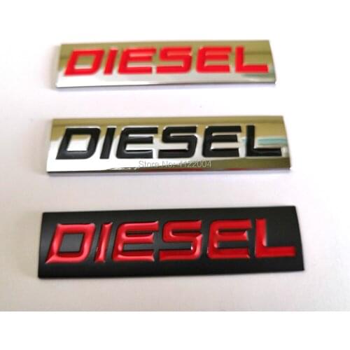 DIESEL Back Emblem Badge Trunk Sticker Decal For TOYOTA HONDA MITSUBISHI VOLVO GEELY CHERY HAVAL Dodge