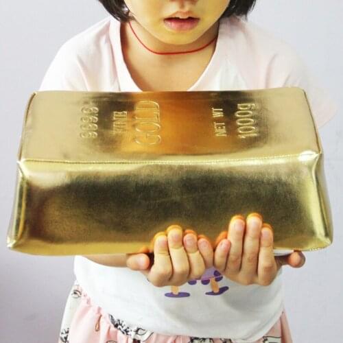 Simulation Gold Brick Silver Brick Rectangular Pillow and Cushion Cushion Home Funny Gold Bar Silver Bar Afternoon Nap Pillow