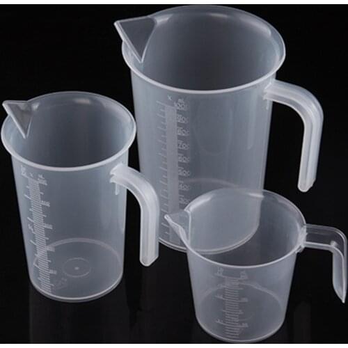 Baking tool plastic 100 ~ 1000ml capacity transparent measuring cup measuring cylinder for kitchen