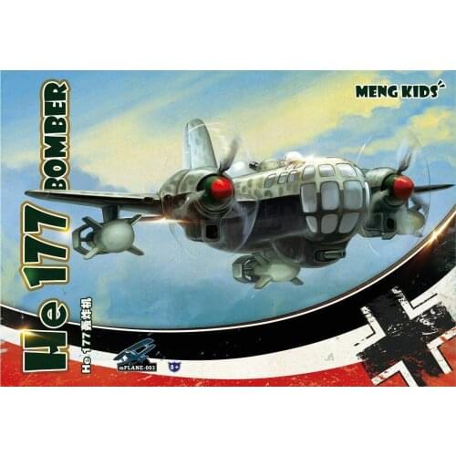 Meng mPLANE-003 Model He-177 Bomber (Q Edition) Assembly Model Kit Free Shipping