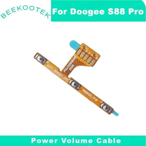 New Original Doogee S88 pro volume up/down + power on/of button flex cable FPC for Doogee S88 Pro smart cell phone