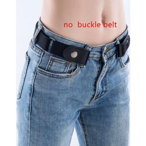 2020314 new design unisex travel Prevent allergy Invisible without metal belt no need airport take off jeans belt