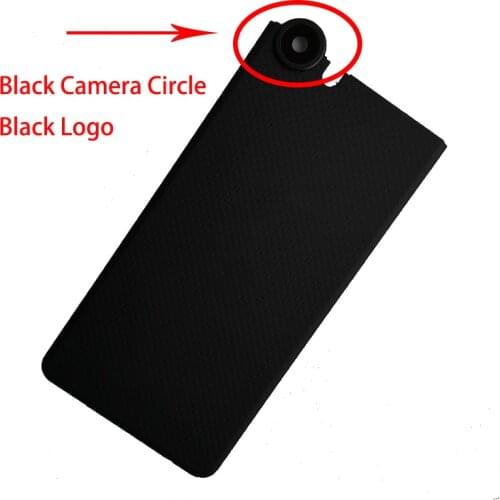 ZUCZUG New For Blackberry Keyone Dtek70 Plastic Rear Housing Battery Cover Back Case Silver / Black Logo In stock