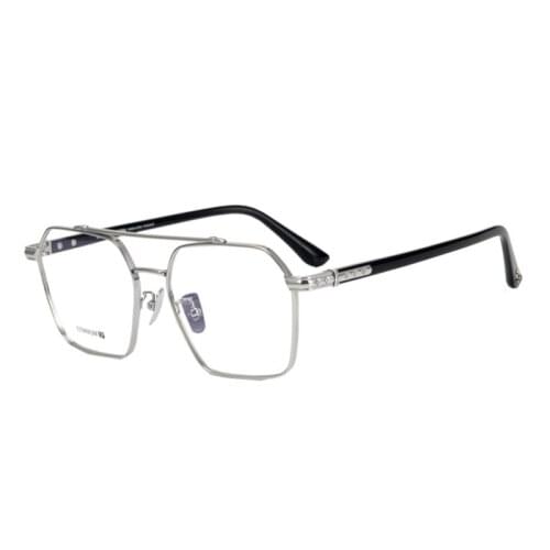 Pure Titanium Readers Eyeglasses Frame Retro Men Full Rim Optical Eyewear Goggle Anti-scratch Prescription Reading Glasses