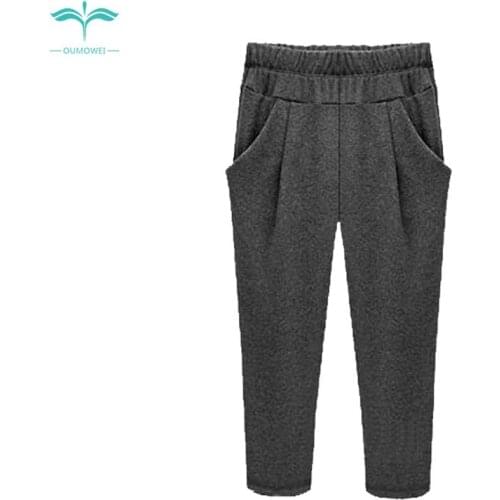 OUMOWEI Women's Cropped Trousers