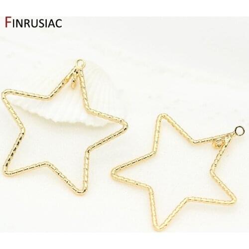 7 New Designs Of 14K Gold-Plated Earring Pendants, Charms For Earrings, DIY Jewelry Making Accessories Wholesale