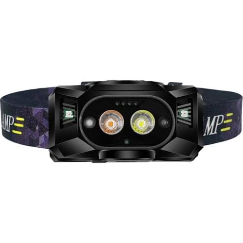 Portable Body Motion Sensor Headlight USB Rechargeable Headlamp Nduction Head Front Light Waterproof Head Flashlight Head Torch